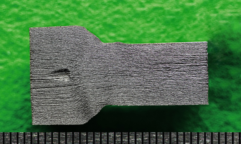Hole Saw 내부 부품의 단류선(Grain Flow) 검사 결과